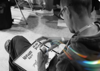 Graphic Recording Business Schmiede Live Festival 2024